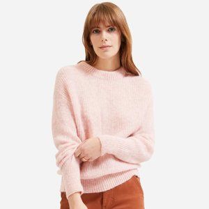 Everlane - Oversized Alpaca Crew in Rose NWT